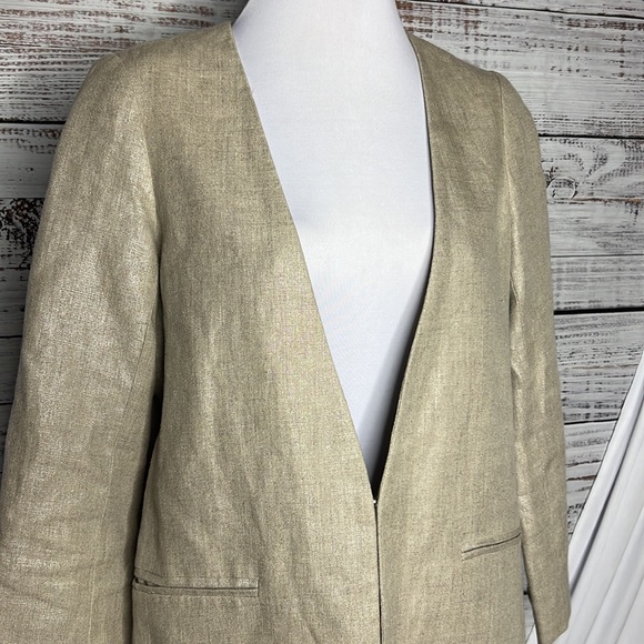 Zara Linen Jacket - Picture 3 of 11